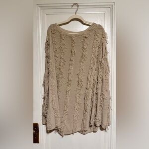 Chaser fringed poncho